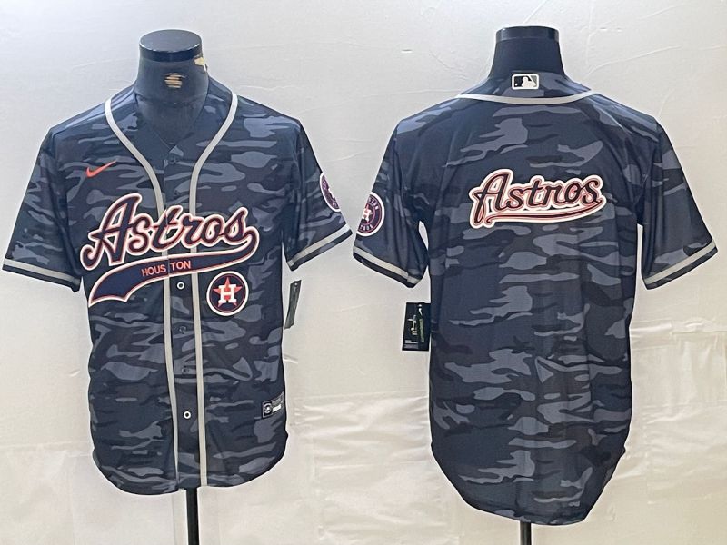 Men Houston Astros Blank Camo Jointly 2024 Nike MLB Jersey style 8->houston astros->MLB Jersey